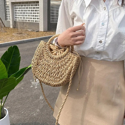 Handwoven Rattan Bag